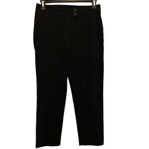 Talbots Black Poplin Pants Size *‎